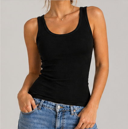 100% Pima Cotton jersey Tank Top