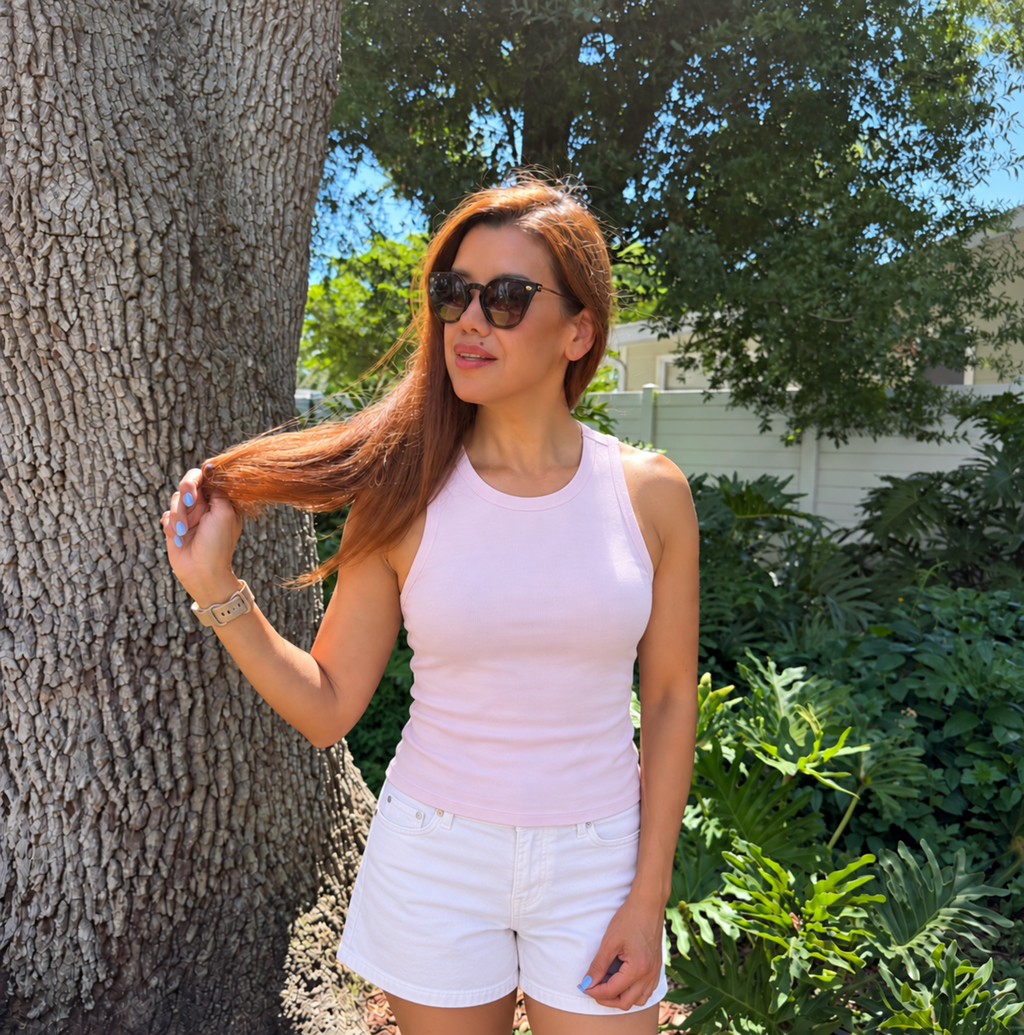 Pima Cotton Rib Tank Top