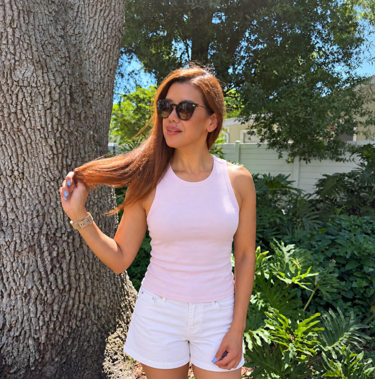 Pima Cotton Rib Tank Top