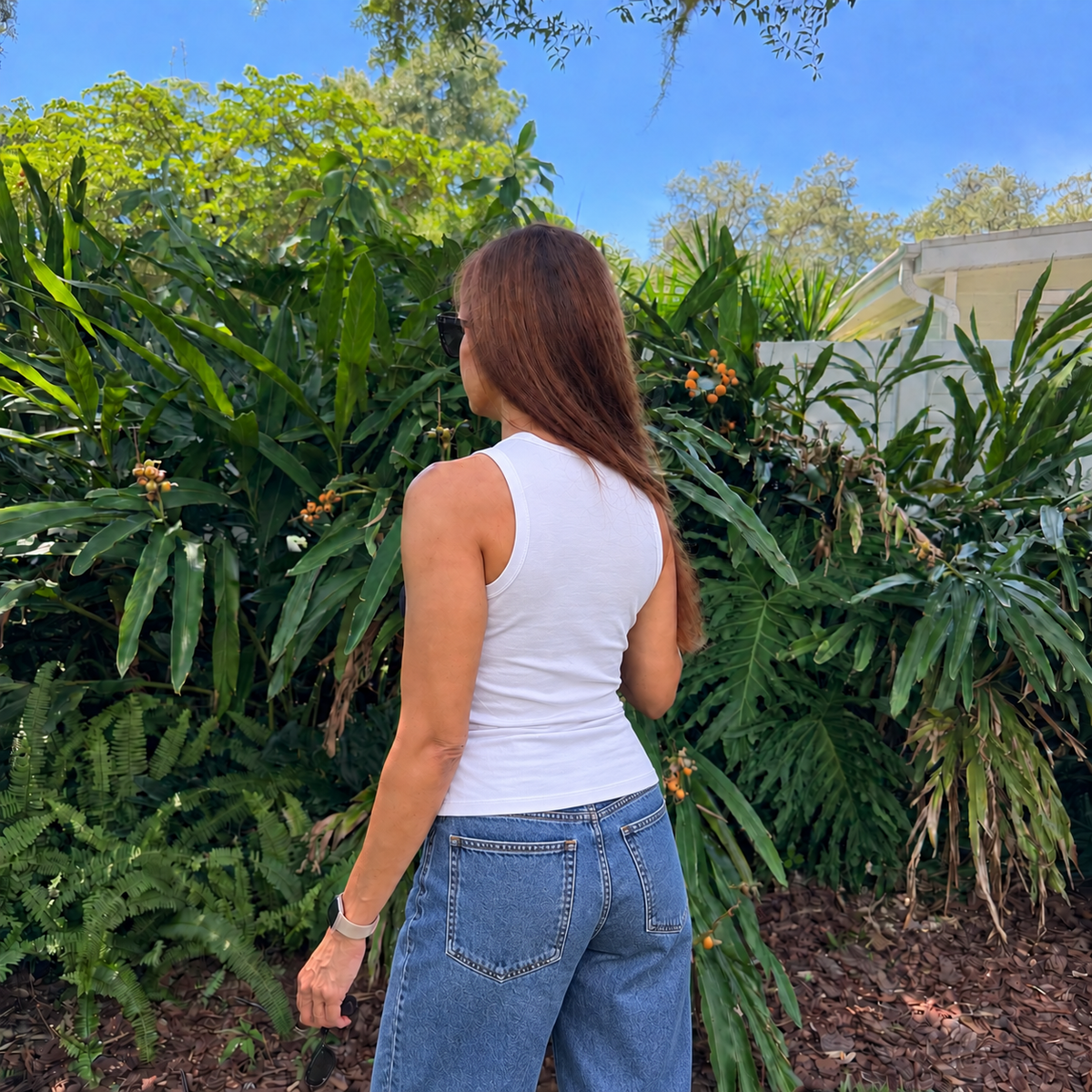 Pima Cotton Rib Tank Top