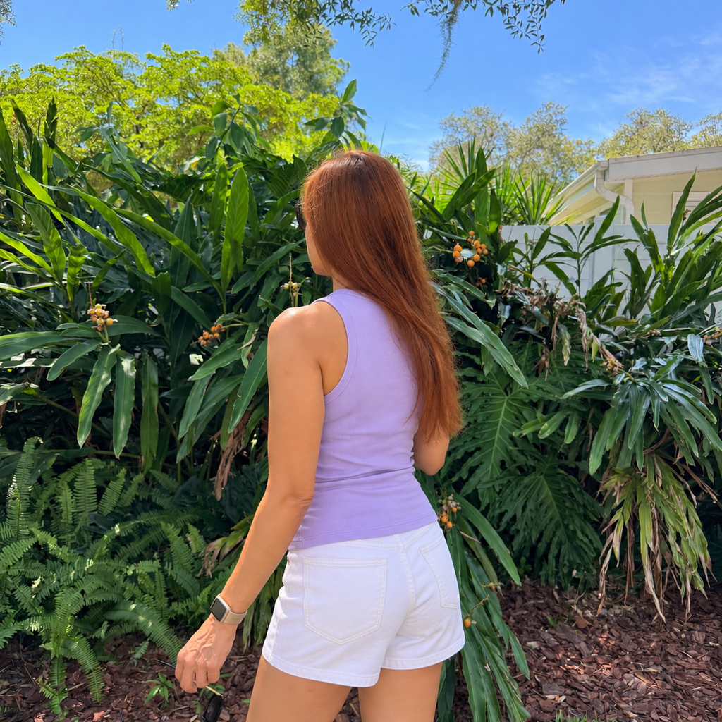 Pima Cotton Rib Tank Top