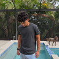 Slub Crew Neck Tee – 100% Peruvian Pima Cotton