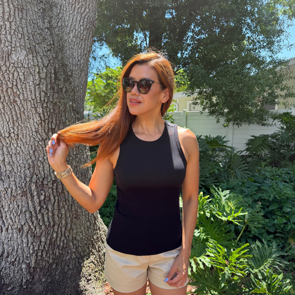 Pima Cotton Rib Tank Top