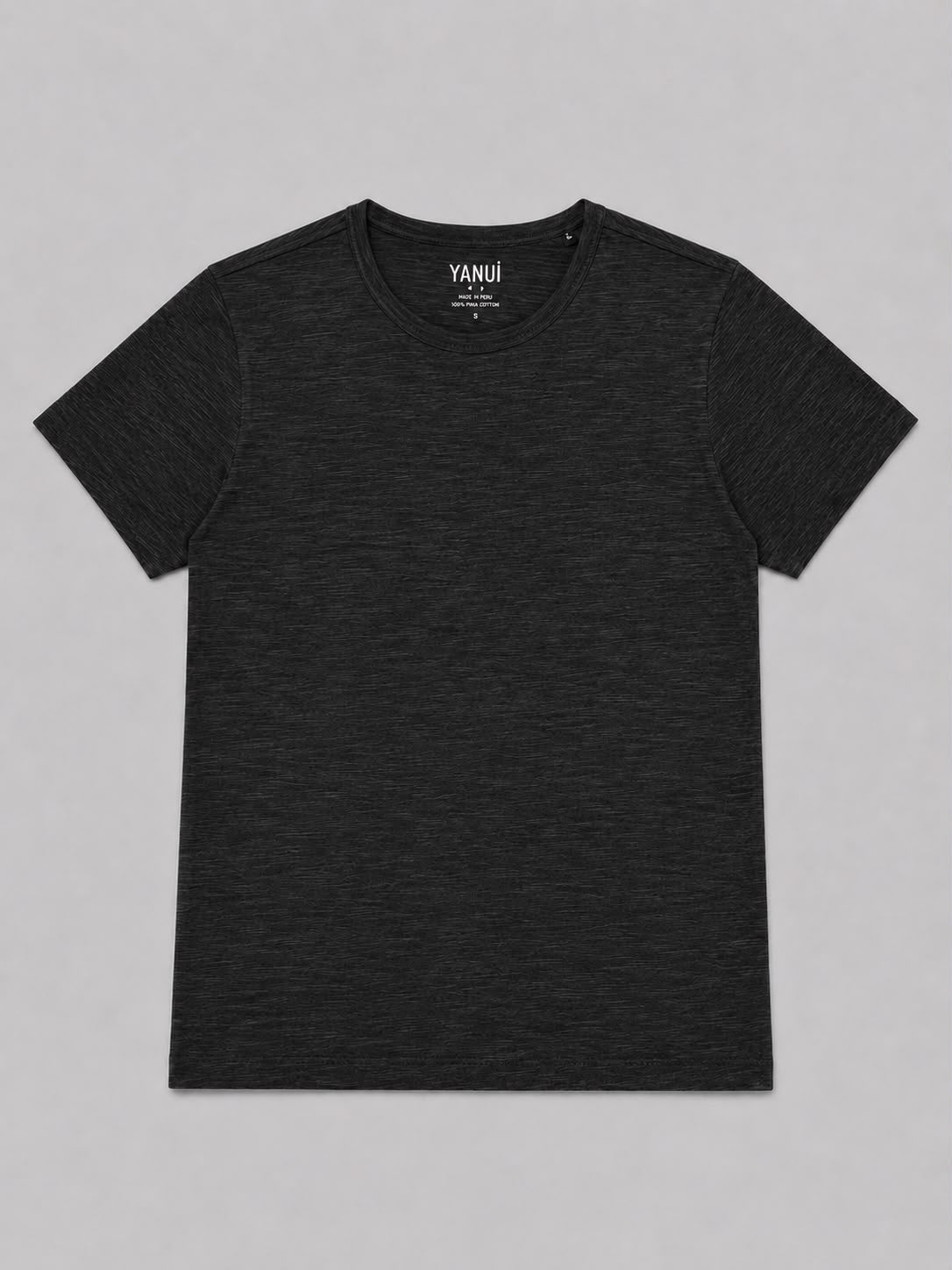Slub Crew Neck Tee – 100% Peruvian Pima Cotton