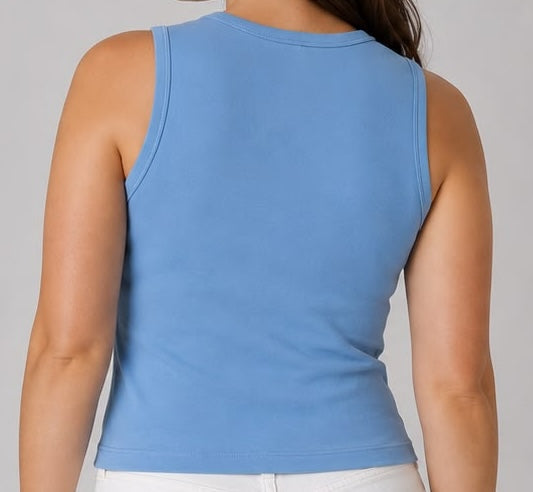 Pima Cotton Rib Tank Top