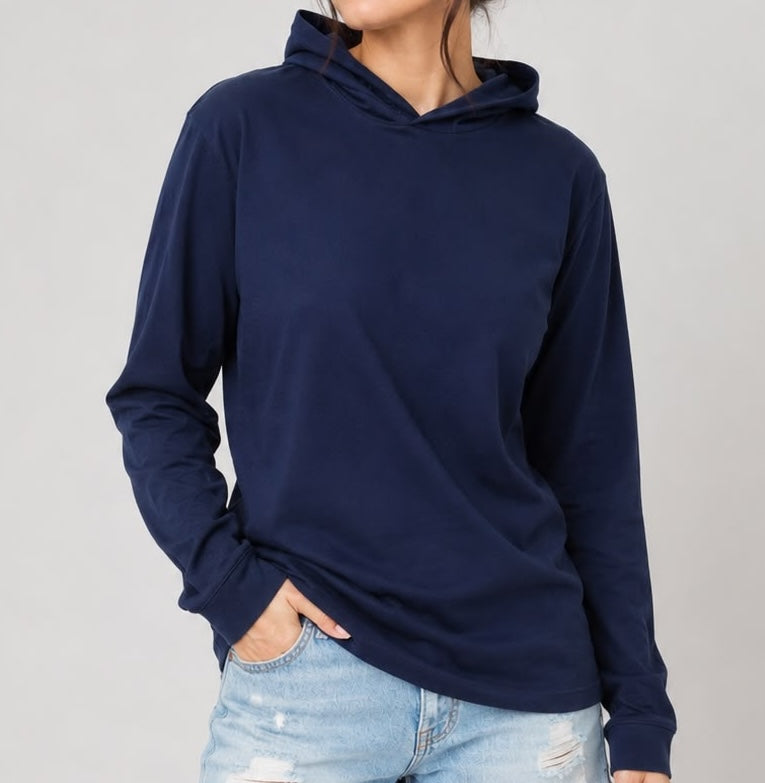 Pima Cotton Lightweight Hoodie