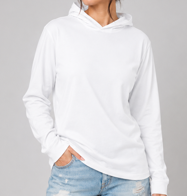 Pima Cotton Lightweight Hoodie