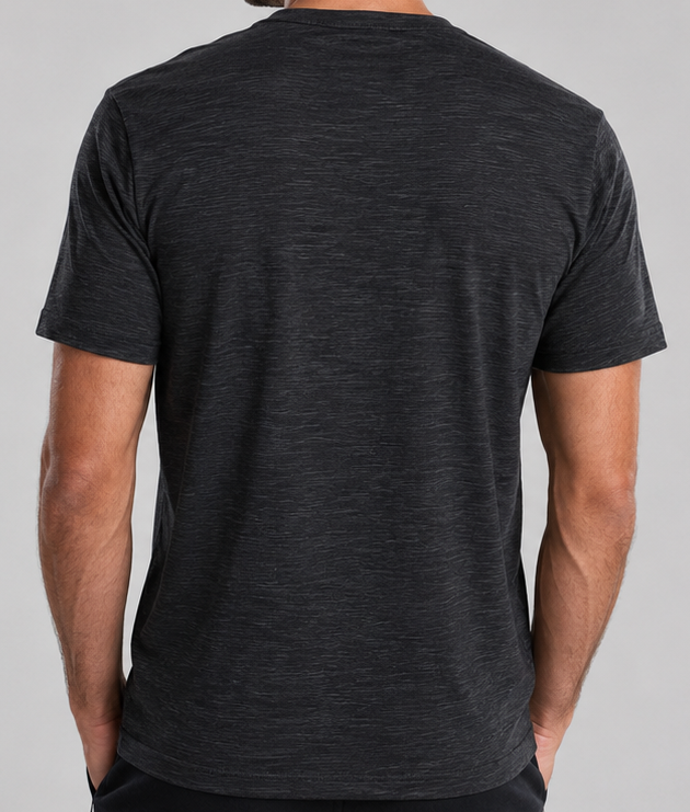 Slub Crew Neck Tee – 100% Peruvian Pima Cotton