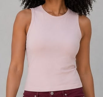 Pima Cotton Rib Tank Top