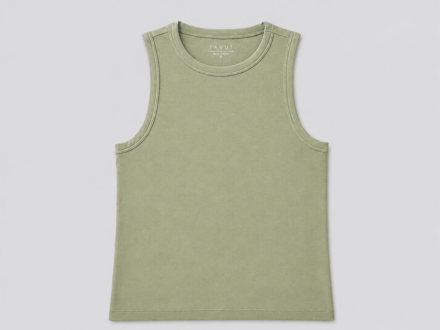 Pima Cotton Rib Tank Top