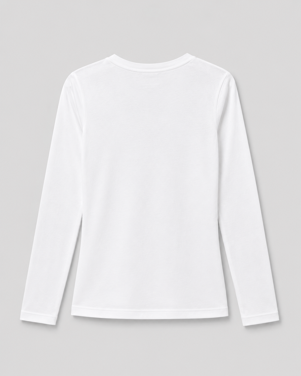 Pima Cotton Crewneck Long-Sleeve T-Shirt